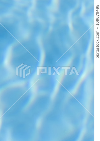 Ripples floating in the pool, summer color image 109679498