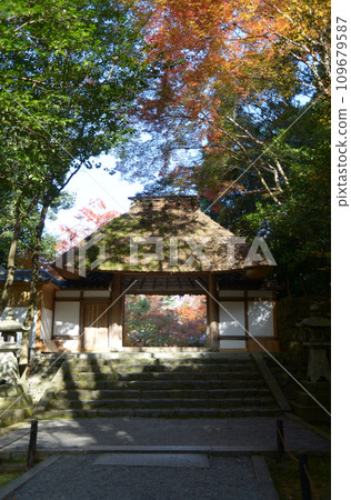 京都市左京區鹿谷秋季法然院三門 京都市左京區鹿谷秋季法然院三門 109679587