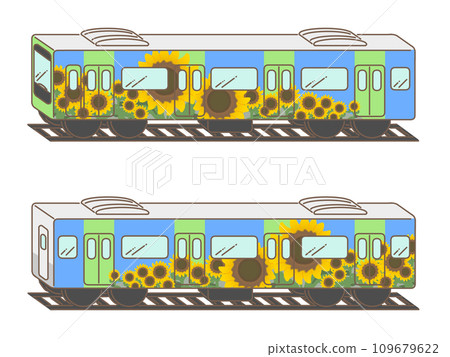 夏天包裹火車圖 109679622