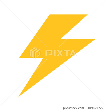 Electricity icon. Lightning icon. vector. 109679722
