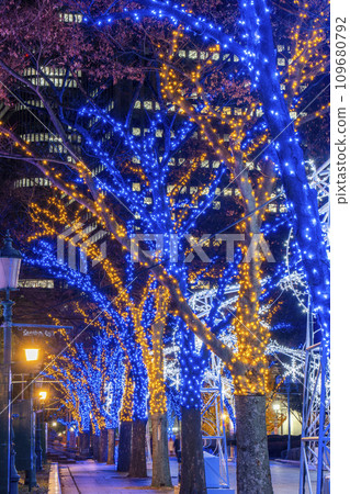 Winter Osaka Nakanoshima Illumination Street 109680792