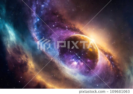 星系和行星 星系和行星 109681063