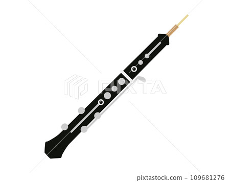 Illustration inspired by an oboe 109681276