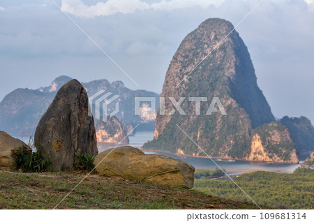 Phang Nga bay from Toh Li View Point, Thailand 109681314