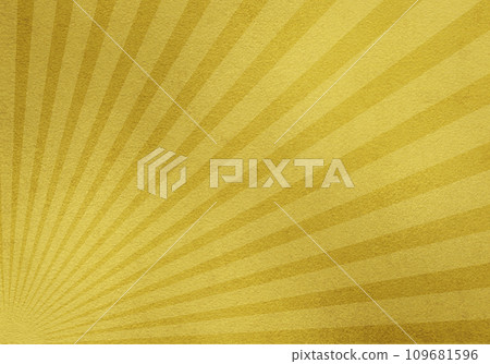 Asahi, Yamato gold leaf background design material illustration, Japanese pattern, Japanese style, Japan, gold paper, gold color 109681596