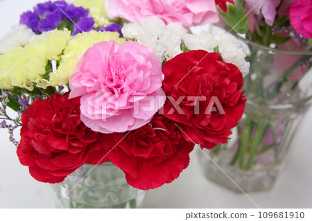Carnation arrangement 109681910