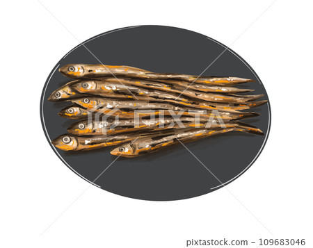 Tazukuri, Sesame, Tazukuri, Osechi, New Year, New Year, Happy New Year, New Year's card, Lucky charms, Illustration, New Year's plate, Black lacquer Tazukuri, Sesame, Tazukuri, Osechi, New Year, New Year, Happy New Year, New Year's card, Lucky charms, Illustration, New Year's plate, Black lacquer 109683046