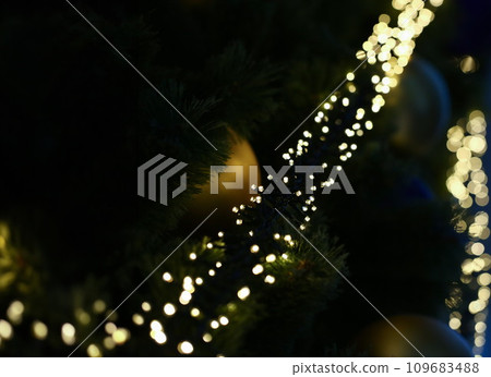 The path of the river of Christmas lights The path of the river of Christmas lights 109683488