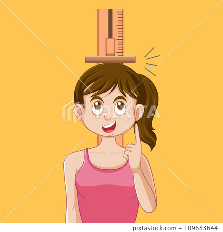Young Female Confidently Tracking Her Physical Development Young Female Confidently Tracking Her Physical Development 109683644
