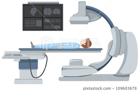 People Sleeping on X-Ray Machine for Medical Examination People Sleeping on X-Ray Machine for Medical Examination 109683678