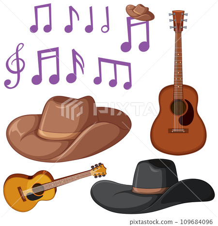 Set of mix instrument string - Stock Illustration [109684096] - PIXTA