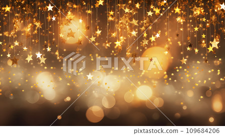 Particle background gold Particle background gold 109684206