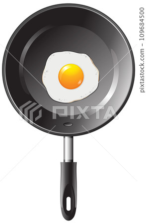 Fried egg in the pan Fried egg in the pan 109684500
