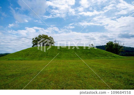 Large Native American burial mound Seip Earthworks Ohio Large Native American burial mound Seip Earthworks Ohio 109684558