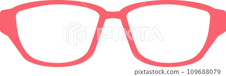 簡單時尚的眼鏡插畫 109688079