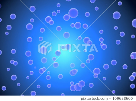 Image material of floating blue virus Image material of floating blue virus 109688600