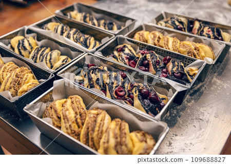 Babka with different fillings Babka with different fillings 109688827
