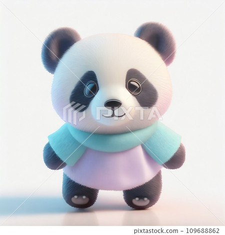 cute baby panda toy 109688862