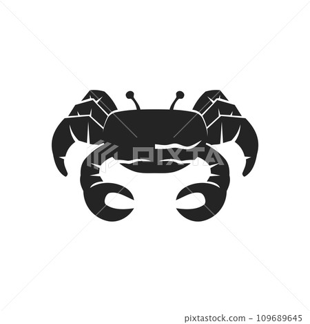 Crab Logo template Isolated. Brand Identity. Icon Abstract Vector graphic 109689645