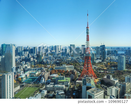 Tokyo, cityscape, Tokyo Tower Tokyo, cityscape, Tokyo Tower 109690127