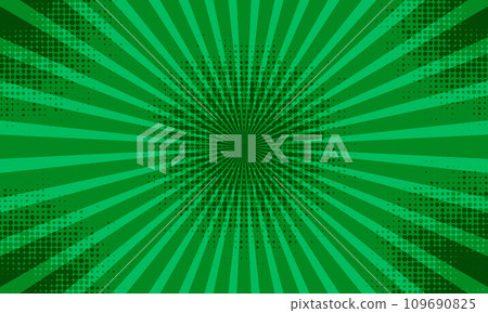 Abstract Vector Rays Background with green 109690825