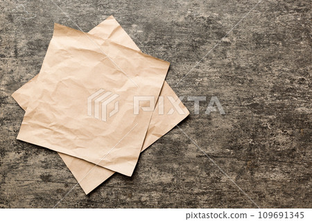 Clean Scan Of A Piece Of Brown Parchment Paper Stock Photo