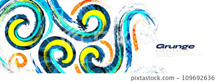 Abstract and Colorful Brush Background. Sport Banner. Brush Stroke Illustration. Scratch and Texture Elements For Design Abstract and Colorful Brush Background. Sport Banner. Brush Stroke Illustration. Scratch and Texture Elements For Design 109692636