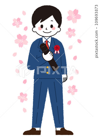 畢業典禮或入學典禮的圖像。 畢業典禮或入學典禮的圖像。 109693873