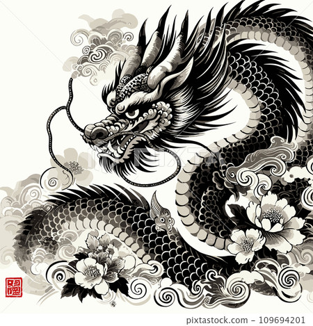 東方風格龍圖 109694201