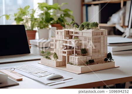 用於城市發展的城市景觀(公寓)油泥模型 用於城市發展的城市景觀(公寓)油泥模型 109694252