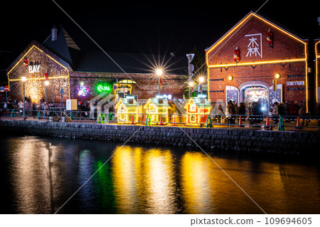 Hokkaido Hakodate Christmas scenery 109694605