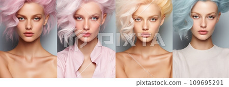 Fashion magazine cover 109695291