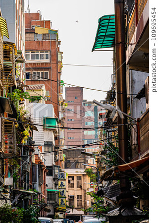 Scenery of Dihua Old Street, Taiwan Scenery of Dihua Old Street, Taiwan 109695454
