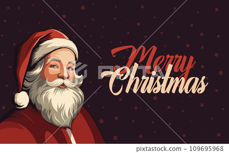Santa Claus. Merry Christmas and Happy New Year. Holiday greeting card. Santa Claus. Merry Christmas and Happy New Year. Holiday greeting card. 109695968