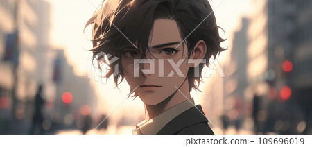 Japanese male businessman 109696019