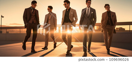 Japanese male businessman 109696026