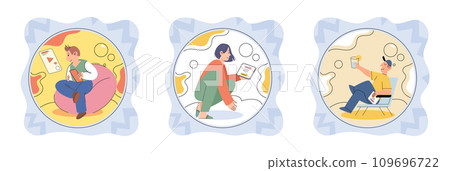 Personal space vector illustration. Discomfort arises when personal space is invaded without consent or respect Personal space allows individuals to feel sense autonomy and control 109696722