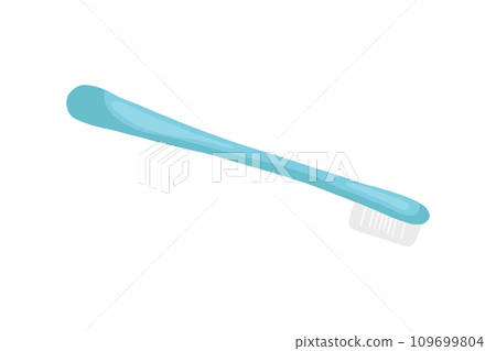 Dental concept. Toothbrush with toothpaste isolated. Flat design, care health, hygiene healthy,vector illustration eps 8. Vector illustration Dental concept. Toothbrush with toothpaste isolated. Flat design, care health, hygiene healthy,vector illustration eps 8. Vector illustration 109699804