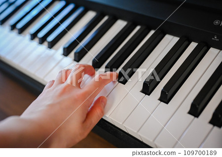 play the piano keys play the piano keys 109700189
