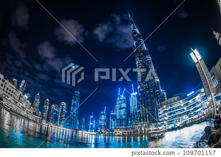 Burj Khalifa night view (United Arab Emirates) Burj Khalifa night view (United Arab Emirates) 109701157