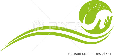 Hands, leaves, plant, naturopath, gardener, logo, background Hands, leaves, plant, naturopath, gardener, logo, background 109701383