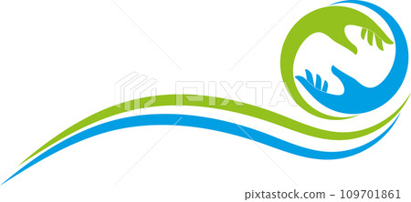 background, hands, physiotherapy, family, massage, vector 109701861