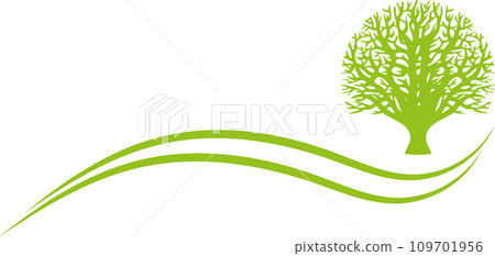 Tree, gardener, naturopath, background 109701956