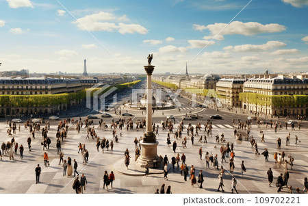 Tourist photos of Paris, France 109702221