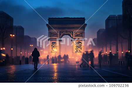 Tourist photos of Paris, France 109702236