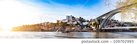 Panoramic view of Old Porto. Panoramic view of Old Porto. 109702993
