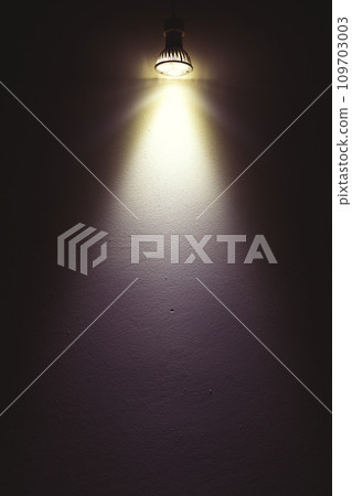 Empty space backdrop and spot lights or lamp lights. 109703003