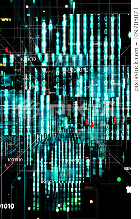 Big data and computing tools abstract background. Big data and computing tools abstract background. 109703071