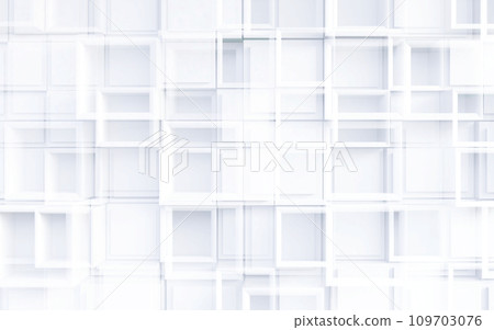White cubes background 109703076