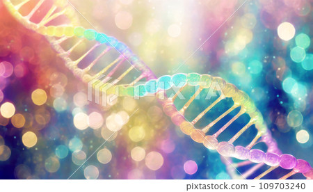DNA double helix illustration background DNA double helix illustration background 109703240